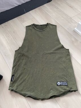 Alphalete Olive Green Men’s Muscle Tank Top